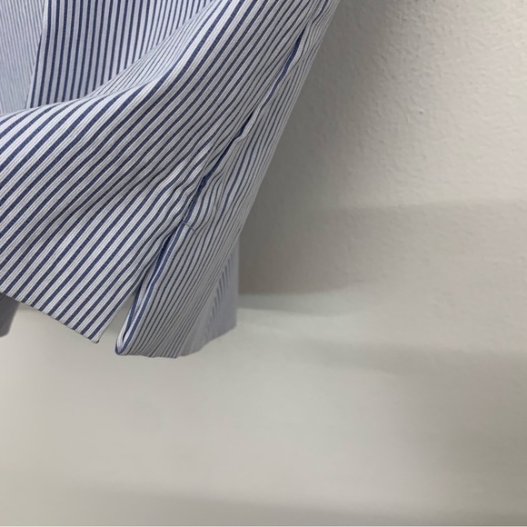 SC Co Skort Skirt Large Pull On Blue  White Stripe Pockets  Tummy Control Golf - Picture 3 of 11